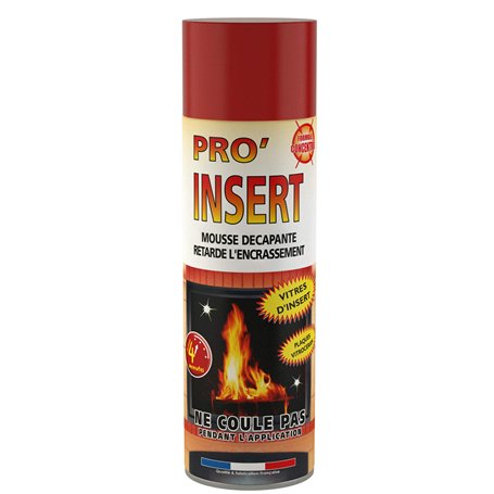 Pro Insert - Super Nettoyant - Vitres inserts de cheminées et plaques vitrocéramiques - 500ml (x1)