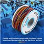 Câble Electrique de Cuivre Etamé Isolant 250 m 30AWG P/N B‑30‑1000 8 Couleur Fil Électrique pour le Test Electronique de Carte M