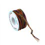 Câble Electrique de Cuivre Etamé Isolant 250 m 30AWG P/N B‑30‑1000 8 Couleur Fil Électrique pour le Test Electronique de Carte M