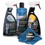 ProTechMC | Kit Nettoyant Voiture Interieur et Extérieur | Nettoyant Multi-Surfaces | Shampoing Carrosserie | Nettoyant Jantes |