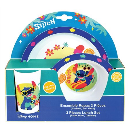 FUN HOUSE | Set Vaissellle Lilo & Stitch Pour Enfant | 1 verre