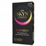 SKYN 5 Senses + : Boite de 5 Préservatifs masculins sans latex
