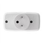 Triplite 1x16A + 2x 6A façade - Blanc