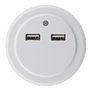 Veilleuse LED automatique avec 2 ports USB - Otio
