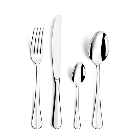 AMEFA - Ménagère 24 couverts de table pour 6 personnes - Daily Baguette - Acier inoxydable 18/0