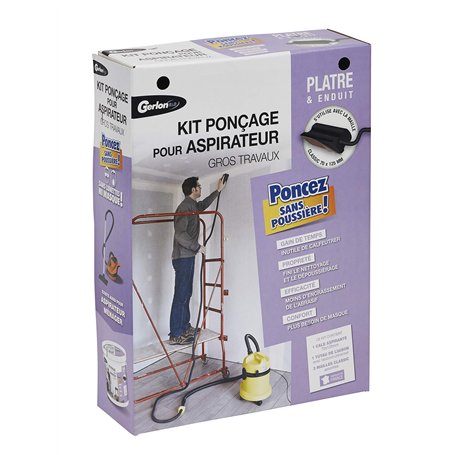 Gerlon Kit Complet de ponçage sans Poussière