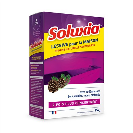 Lessive Soluxia Senteur Pin - Lave et Dégraisse – Idéal Travaux