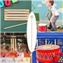Voarge Lot de 4 maillets en bois pour marimba - Pour l'énergie, xylophone, cloches en bois et jouets éducatifs pour enfants et b