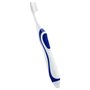 INAVA Brosse à dents électrique hybride - Blanc - Vibrante - Manche en silicone - Poils souples - Durable - Automatique - Avec f