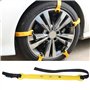 Ceinture de pneu Bigking, 10 pièces 185-225mm pneu ceinture antidérapante neige voiture sécurité pneus chaînes universelles pour