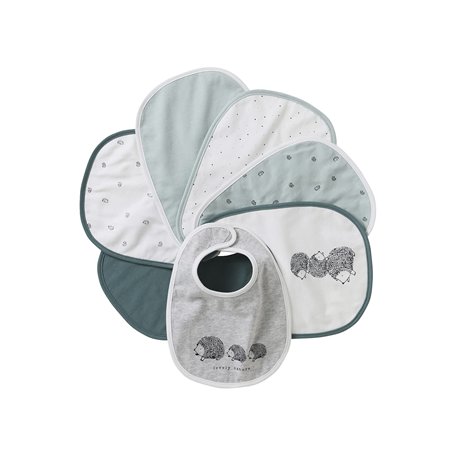 VERTBAUDETLot de 7 bavoirs naissance en coton bio* vertbaudetHérissonTU