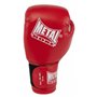 METAL BOXE Gants de Boxe Initiation Rouge 08 oz