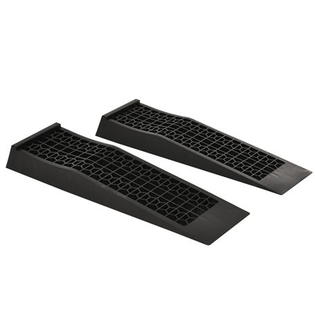 HOMCOM Rampes de Levage pour Voiture véhicule Utilitaire Rampe de Chargement Lourde 3T Caravane Camping-Car dim. 20L x 70l x 8H