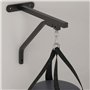 SPORTNOW Sac de Frappe Sac de Boxe Non rempli avec Support Mural, Sac Lourd avec Gants, Bandes pour Les Mains et Crochet pivotan