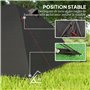 Outsunny Tente de Camping familiale pour 2-4 Personnes, Tente Tunnel imperméable 3000 mm avec 3 Portes, fenêtres, Sac de Transpo