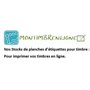 9 mm compatible montimbre en ligne étiquette pour timbre SOIT 25 planches de 24 étiquettes