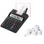 20 petits Rouleaux d'Addition pour Calculatrice avec Imprimante Calculatrices de Bureau impression Impact non thermique papier o