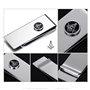 BOBIJOO Jewelry - Pince à billet franc-maçonnerie Acier inoxydable Argenté