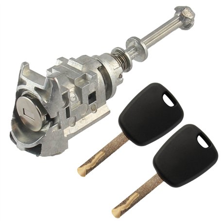 STARKIT PERFORMANCE Serrure de porte compatible pour Citroen C4 et Peugeot 407 (2004-2011) avant gauche (conducteur) Barillet de