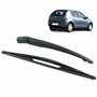 Bras essuie glace arrière compatible pour Sandero 1 (2008-2012) avec balai d’essuie-glace (pare-brise arrière)