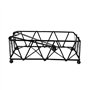 HOME DECO FACTORY - KA2476 - Porte Serviettes de Table Filaire avec Rabat Noir; Distributeur de Papier pour Table à Manger