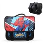 Bagtrotter - Cartable 38 cm - Spiderman Bleu - Primaire - Bretelles et dos rembourrés - Bandes Réfléchissantes - Grand Rangement