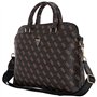 CG MOBILE Sac pour ordinateur portable Guess New 4G avec fermeture éclair et logo triangle 15" (noir), Noir