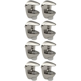 cyclingcolors 8x Taquet métal plateau tablette verre vitre avec vis de réglage nickelée Support Placard Meuble Etagère Armoire P cyclingcolors 8x Taquet métal plateau tablette verre vitre avec vis de réglage nickelée Support Placard Meuble Etagère Armoire P