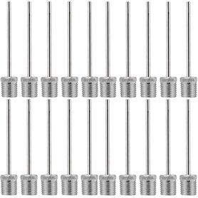 cyclingcolors 20x Aiguille de gonflage pour Pompe vélo Ballon compresseur Matelas Embout connecteur métal à Visser