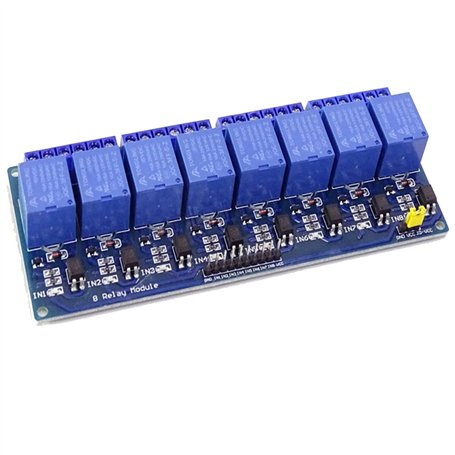MODULE 8 RELAIS 24V 8 CANAUX OPTOCOUPLEURS DIY REMPLACEMENT/COMPATIBLE AVEC ARDUINO RASPBERRY Pi (1086)