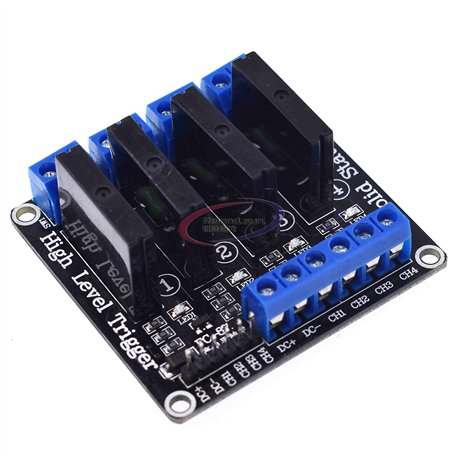 PIRABADI Module Relais 5V 4 CANAUX Canal OPTOCOUPLEURS Low Compatible avec ARDUINO RASP...