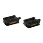 UPFIT - Pédales pour vélo - Lot de 2 pédales Plastique Anti-dérapante VTT/VTC, Lot de 2 pédales vélo Adulte en Plastique - Pas d