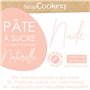 ScrapCooking - Pâte à Sucre Rose Pastel « Nude » 250 g - Colorant d’Origine Naturelle - Sans Gluten, Sans Huile de Palme - Pour 