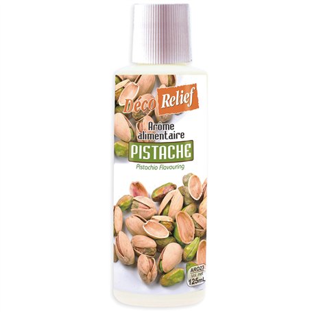 Déco Relief - Arôme Liquide Pistache 125 ml - Arôme Alimentaire Pâtisserie & Yaourtière - Pour Gâteaux