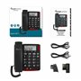 Amplicomms BigTel 48 Plus, téléphone Filaire à Grosses Touches, Fonction Mains Libres, Amplification Audio +40dB, sonneries Extr