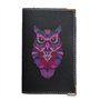 Syl'la Hibou Porte Carte Grise et Papier Voiture en Simili pour Femme ou Homme Noir