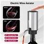 Todeco Tire Bouchon Electrique 4 en 1 Coffret Cadeau avec Ouvre Bouteille Rechargeable, Aérateur de Vin Automatique, Coupe-Capsu