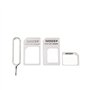 3 ADAPTATEURS NANO SIM - MICRO SIM - SIM STANDARD POUR IPHONE 5 DE COULEUR NOIR