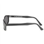 KD's 20010 - Lunettes de soleil noir mat sportifs et motards - homme & femme - s'adaptent sous un casque de moto vélo ski - Verr