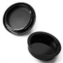 3X EOS BO Cache Bouchon BOITIER + Arrière pour Objectif Canon EOS EF EF-S Compatible Tous DSLR Canon - ADAPTOUT Marque FRANÇAISE