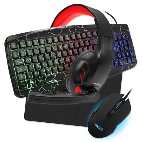 Amstrad Pack Pro Gamer Warriors 5 pièces: Clavier