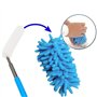 PARENCE.- Brosse Télescopique Microfibre - Plumeau Extensible pour Nettoyage à Sec et Humide - Longueur Ajustable de 25 cm à 75 