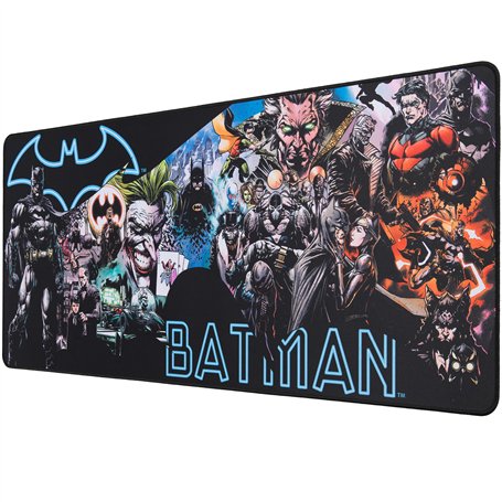 Subsonic DC Comics Batman - Tapis de souris XXL 90 cm x 40 cm - Cadeau Tapis de bureau gaming Batman sous licence officielle