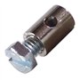 cyclingcolors Câble d'accélérateur tondeuse avec serre-câble 6x9mm kit réparation embout motoculture