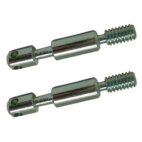 cyclingcolors 2x goujons d'assemblage de lit meuble diamètre 8mm x longueur 50mm 4 trous acier vis filetage direct