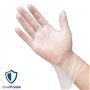 OneProtek Gants jetables en Vinyle - Lot de 4x Boîtes de 100 gants jetables Taille XL - non poudrés, sans latex - Multi-usages e