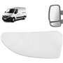 Autocraft Glace de Rétroviseur Inférieur AVANT GAUCHE (Partie du Bas) compatible pour Master 3 (III) Movano B (II) NV400 (à part
