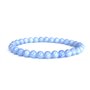 Felicidade Bracelet Calcédoine Bleue – Pierre Naturelle Apaisante 6mm – Bijou Lithothérapie Femme & Homme – Cadeau Bien-Être Émo