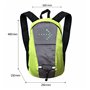 LEDWARNING Sac à dos 15L à Leds réfléchissant avec Signalisation de Direction pour Vélo et Trottinette. Télécommande et USB rech
