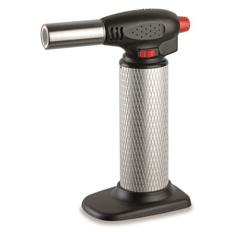 KEMPER - Chalumeau de cuisine piezo professionnel micro torche gaz rechargeable - toutes positions 360°